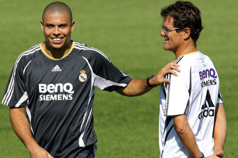 Capello ricorda: “Ronaldo, il più difficile da gestire, zero sacrifici e festini la sera, arrivò a pesare come un pugile”